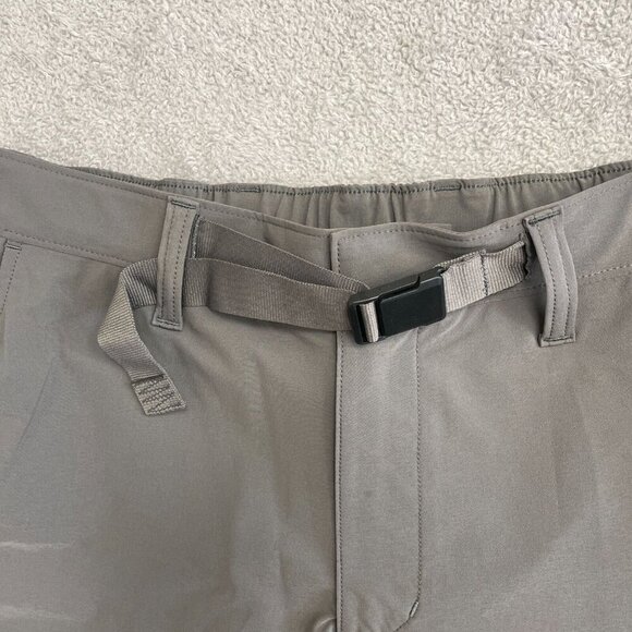 NEW LANDS' END Cargo Men's 32 Outrigger Hiking Outdoor Pants Gray Raw hem - Picture 8 of 10